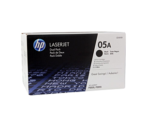 Zestaw dwóch tonerów HP 05A do LaserJet P2035/2055 | 2 x 2 300 str. | black