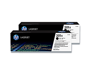 Zestaw dwóch tonerów HP 201X do LaserJet M277, Pro M252/277 | 2 x 2,8k | black