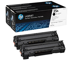 Zestaw dwóch tonerów HP 35A do LaserJet P1005/1006 | 2 x 1 500 str. | black