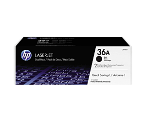 Zestaw dwóch tonerów HP 36A do LaserJet P1505, M1120/1522 | 2x2 000 str. | black