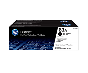 Zestaw dwóch tonerów HP 83A do LaserJet Pro M125/127 | 2 x 1 500 str. | black