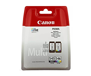 Zestaw  dwóch  tuszy Canon PG545/CL546  do  MG-2450/2550 | 2 x 8ml | CMYK