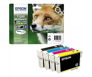 Zestaw tuszu Epson T1285 do  StylusS22, SX-125/130/230/235W/420W | 16,4ml | CMYK