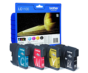 Zestaw tuszy Brother do DCP-385C/585CN/585CW | CMYK