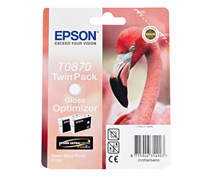 Zestaw tuszy Epson T0870 do Stylus Photo R1900 | 2 x 11,4ml | black