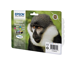 Zestaw tuszy  Epson T0895 do  Stylus  S-20/21, SX-100/105/110  | 16,3ml | CMYK