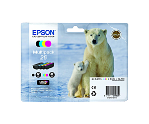 Zestaw tuszy Epson T2616 do XP-600/700/800 | 19,7ml | CMYK