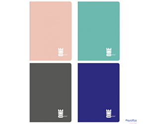 Zeszyt A5 96k. kratka UV KOL.ONE COLOR INTERDRUK *247438