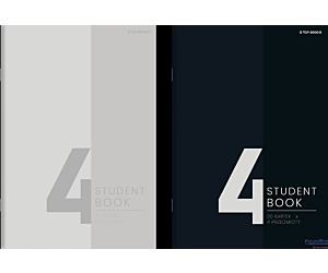 Zeszyt Top Studentbook B5 80 kartek 70 g kratka 5x5 mm 4 przekładki 400183847