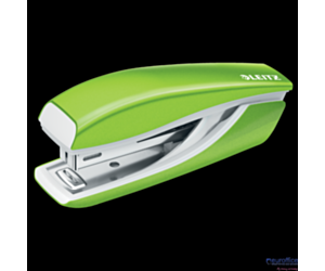 Zszywacz Mini metalowy Leitz WOW, zielony, 10 lat gwarancji, 10 kartek 55281054