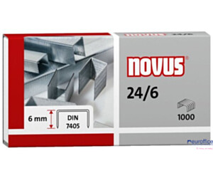 Zszywki NOVUS 24/6 DIN 1000szt. 040-0158