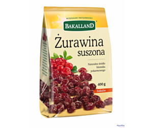 Żurawina 400g BAKALLAND