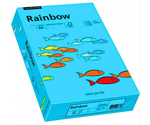 Papier xero kolorowy A4 160g 250 ark. RAINBOW R87 niebieski 88042747