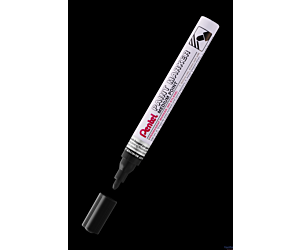 Marker olejowy Pentel średnia okrągła końcówka, MMP10-A czarny