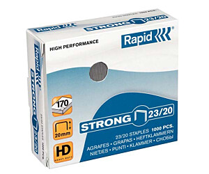 Zszywki Rapid Strong 23/20 1M, 1000 szt., 24870400