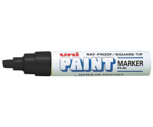 MARKER OLEJOWY UNI PX-30 CZARNY ŚCIĘTA KOŃCÓWKA