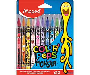 Flamastry COLORPEPS MONSTER 12 szt. Maped 845400