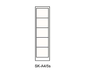 SZAFA SZUFLADOWA SK-A4/5S 