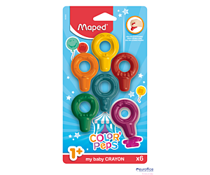 Kredki BABY COLORPEPS EARLY AGE 6 szt. Maped 863806