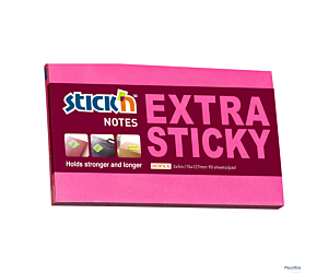 Notes sam.EXTRA STICKY 76X127 różowy neon 90 kartek STICK_N 21675