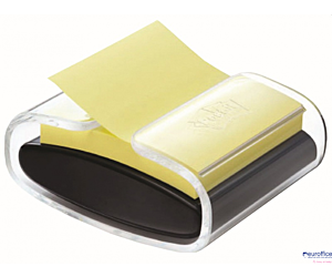 Podajnik do bloczków samoprzylepnych POST-IT Pro (PRO-B-1SSCY-R330), czarny, w zestawie 1 bloczek Super Sticky Z-Notes