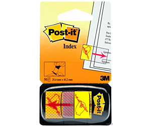 Zakładki indeksujące POST-IT_ z nadrukiem _ręka+ołówek_ (680-31)