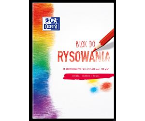 Blok rysowania OXFORD A3 20k 120G biały 400093197