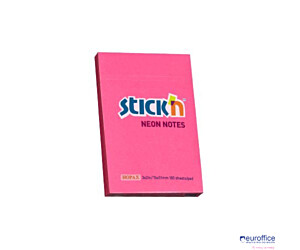 Bloczek STICK"N 76x51mm ciemnoróżowy neon 100k 21161 STICK"N