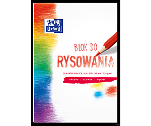 Blok rysowania OXFORD A4 20k 120G biały 400093195
