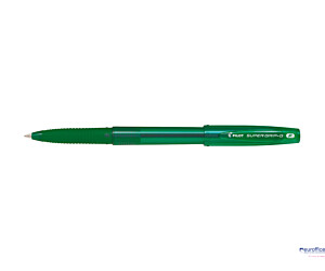 Długopis olejowy ze skuwką PILOT SUPER GRIP zielony BPS-GG-F-G