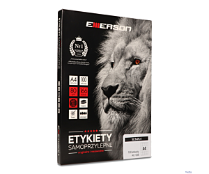 Etykiety A4 52,5x25,4mm białe 038 eta4525x254w EMERSON