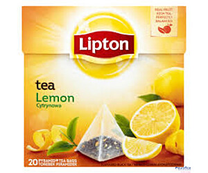 Herbata LIPTON PIRAMID cytryna (20 saszetek)