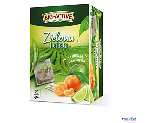 Herbata BIG-ACTIVE MANDARYNKA-LIMONKA zielona 20t