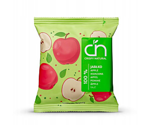 Crispy Chipsy Natural suszone chipsy z jabłka 18g