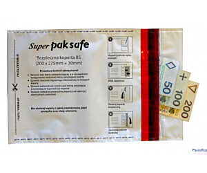 Koperty NC bezpieczne (Bankowe) B5 HK 100szt. białe/szare 55238097