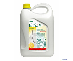 LUDWIK Płyn do naczyń 5L cytrynowy  30167