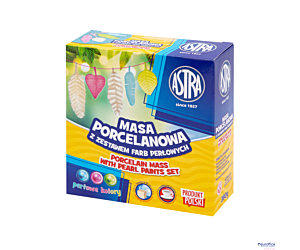 Masa porcelanowa + 3 kolory farb perłowych ASTRA, 336118018