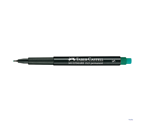 Foliopis z gumką OHP MULTIMARK S 0.4 zielony FABER-CASTELL