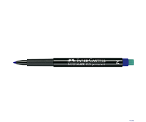 Foliopis z gumką OHP MULTIMARK M 1.0 niebieski FABER-CASTELL