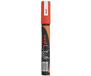 Marker kredowy UNI PWE-5M pomarańczowy 1.8mm-2.5mm UNPWE5M/DPO