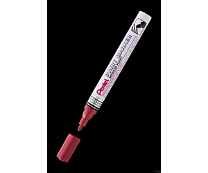 Marker olejowy Pentel średnia okrągła  końcówka,  MMP10-MB perłowy czerwony