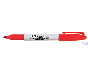 Marker permanentny SHARPIE FINE czerwony S0810940