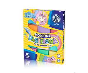 Modelina pastelowa Astra 12 kolorów, 304118007