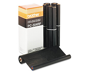 Folia termotransferowa Brother do faxu | 4 x 235 str. | black