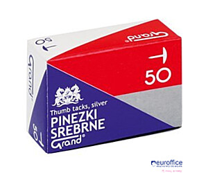 Pinezki srebrne S50 (10paczek) GRAND 110-1378