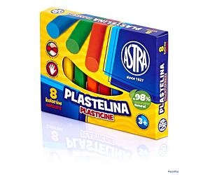 Plastelina Astra 8 kolorów, 83814902