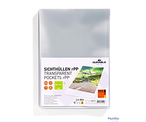 Przezroczysta kieszonka Standard rPet "L", opakowanie 100 szt., Durable 247819