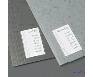 Samoprzylepne kieszenie na etykiety 3L 35x75mm 10320 (12 sztuk)