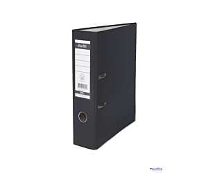 Segregator A4 80mm XXL grafitowy, z szyną BANTEX 100551795