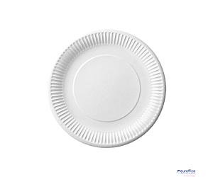 Talerz papierowy biały śr.15cm  (100) 7500015